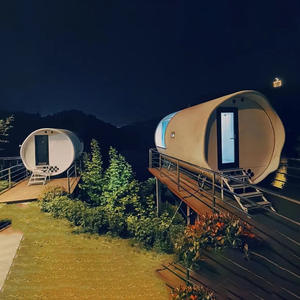 Casa Contenedor Nueva de Estructura de Acero, Casa Modificada con Espacio Exquisito Tipo Cápsula Espacial, B&B Desmontable, Casa Móvil de Paneles - Product Image 3