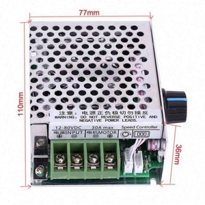 Dc 12V 24V 36V 48V 60V 80V 30A <span class=keywords><strong>PWM</strong></span> tốc độ động cơ điều khiển biến điều chỉnh kỹ thuật số <span class=keywords><strong>LCD</strong></span> hiển thị với trường hợp CCM6DS-D - Product Image 4