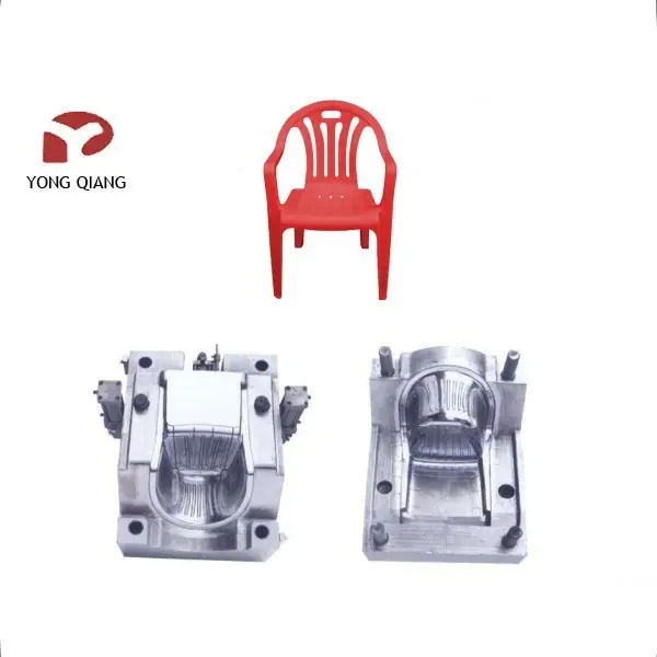Molde de cadeira de plástico personalizado de alta qualidade por atacado fábrica de molde de banco de plástico