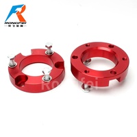 Kit de rehausse avant en aluminium anodisé rouge sur mesure de 2 pouces pour Toyota Hilux Revo 2016+ LK-427-T