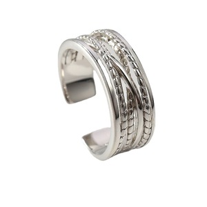 <b>Silver</b> Plated <b>Ring</b> For <b>Men</b> Geometric Minimalist Design Open Index Finger <b>Ring</b> Gift Jewelry - Product Image 4