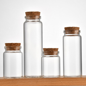 Bouteilles en verre transparent de 37 mm de diamètre avec bouchon en liège, 30 ml, 50 ml, 90 ml, vente en gros, plusieurs tailles disponibles. - Product Image 4