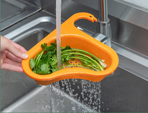 Hot Sale Creative Multifunktion ale Trocken-und Nass trennung Kunststoff Wasch tank Filter Abfluss regal Korb - Product Image 3