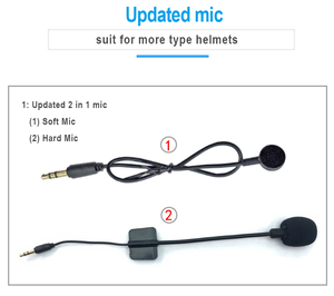300M BT-12B Intercom Headphone Motorcycle Helmet Wireless BT <strong>Headset</strong> <strong>Automatically</strong> Answers the Phone - Product Image 6