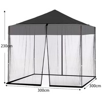 Vente directe en plein air kaki auvent tente quatre pattes conception voyage moustiquaire Camping salon tente
