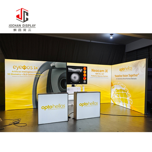 Jiongchang tùy chỉnh nhôm di động gian hàng Triển Lãm Đứng hình chữ nhật Pop Up truy cập quảng cáo thương mại cho thấy Bảng hiển thị - Product Image 3