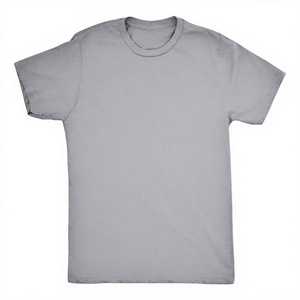 Men's Gray Short Sleeve O-Neck Vintage Breathable T-<b>Shirt</b> 100% Cotton Regular Fit Casual Jersey Knitted <b>Cartoon</b> Print - Product Image 1