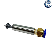 Pistolet de sablage interne pour le décapage de la rouille des tuyaux en acier en Russie et au Kazakhstan, avec buse en carbure de tungstène à filetage externe