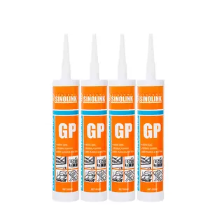 Clear Construction Caulking White GP Silicone Sealant