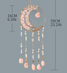 Coloré pierre concassée capteur <span class=keywords><strong>de</strong></span> lumière du soleil naturel rose artisanat cristal cadeau créatif haut <span class=keywords><strong>de</strong></span> gamme Souvenir Festival cadeau - Product Image 2