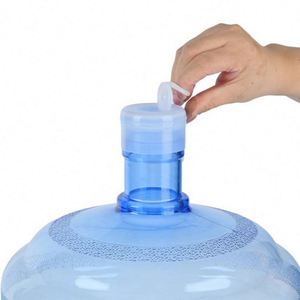 New Design Round Top Disc Cap 55mm Matte Finish Non-Spill Easy Open PE <b>Bottle</b> Caps for Cups Ribbed Closure - Product Image 6