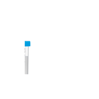 Tube à centrifuger à fond conique à capuchon bleu clair non stérile de 15 mL PP; 50 pièces/paquet; avec échelle; 95kp