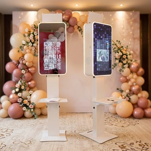 Cabina de Fotos con Espejo Mágico, Espejo Selfie, Cabina de Fotos DSLR, Pantalla Táctil de 21.5 Pulgadas, Impresión de Fotos en Autoservicio, Kiosco Photobooth - Product Image 1