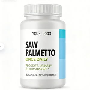 OEM/ODM High-quality Herbal <b>Extract</b> Saw Palmetto Capsules in Bottle for Men's Prostate Health Supplement Health Food Grade - Product Image 1
