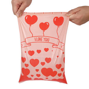 Bolsa de basura biodegradable para mascotas con Rosa perfumada a prueba de fugas, bolsa gruesa para caca de perro, bolsas de basura para mascotas al aire libre con patrón de <span class=keywords><strong>amor</strong></span> - Product Image 5