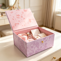 Boîtes cadeaux colorées de qualité supérieure personnalisables, boîtes d'emballage recyclables pour cosmétiques, parfums et bijoux