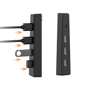 Vente en gros du tout nouveau hub <span class=keywords><strong>USB</strong></span> 3.0 <span class=keywords><strong>DOBE</strong></span> noir à 4 ports pour la nouvelle console Slim - Product Image 2