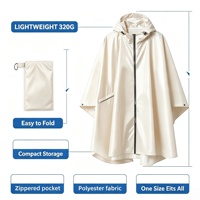 Imperméable multifonctionnel 3-en-1 pour l'extérieur : tente, randonnée, alpinisme, camping – Cape/Imperméable compact en PU
