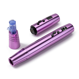 <span class=keywords><strong>Machine</strong></span> à tatouer sans fil, batterie rechargeable 800 mAh, stylo rotatif pour maquillage permanent SMP avec interface pour aiguilles à double usage - Product Image 3