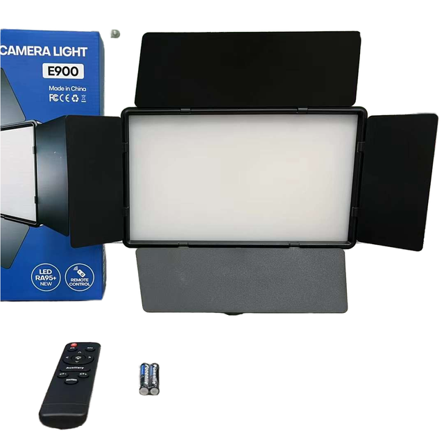Complete Video Studio Lighting 12 Inch RL-1200 LED Panel Lamp Adjustable Tripod Remote Control 3000K-6000K Color Temperature