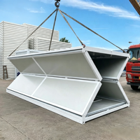 Maison conteneur pliable préfabriquée avec un design contemporain pour bureau à domicile