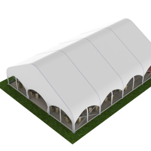 Tentes pour grands événements <span class=keywords><strong>Tente</strong></span> extérieure incurvée pour restaurant, fête <span class=keywords><strong>de</strong></span> mariage <span class=keywords><strong>Tente</strong></span> d'exposition bon marché Cérémonie Chapiteau Prix d'usine Portée 10X30M - Product Image 1