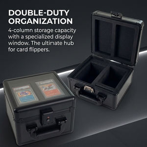 Elite Aluminum Card Showcase Clear-View Window Display <strong>Vault</strong> for Graded Cards <strong>Professional</strong> Anti-Dust Storage Secure OEM/ODM - Product Image 2