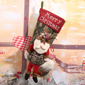 New Year's Eve Large Old Man Snowman Elk <b>Christmas</b> Stockings Candy <b>Gifts</b> <b>Bag</b> <b>Christmas</b> Tree Window Holiday Decoration - Product Image 5