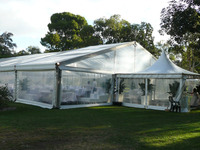 Carpa Transparente Inteligente Optoelectrónica Futurista para Eventos de 15*20m con LED Integrado, Interactiva, con Sonido Envolvente