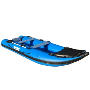 Goboat GTK370 Kayak gonflable en PVC de 3,6 m (12 pieds) pour la pêche, le sport et la navigation, vente directe usine, moteur 5 CV, bateau pliable pour 2 personnes, Rowin - Product Image 1