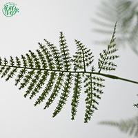 Fougère artificielle réaliste en dentelle, feuille de 80 cm, branche haute, verdure pour décoration murale intérieure de salle de mariage