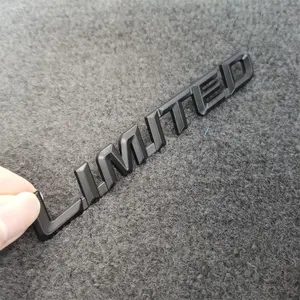 Adesivo de logotipo limitado universal, emblema em liga de zinco 3d para porta-malas de carro, acessórios para toyota highlander