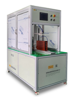 Machine de soudage par points automatique à double face, robuste, 7 axes, avec deux alimentations, pour la production industrielle à grande échelle
