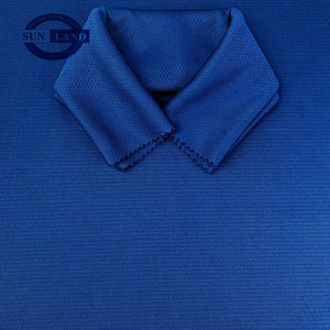 100 Polyester Stripe Birdeye Mesh Knit Fabric pour Sports T-shirt Collar Football Soccer Wear - Product Image 5