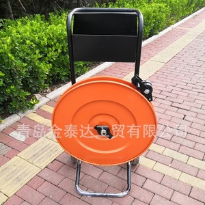 Hand <b>Tool</b> Cart Plastic Steel Manual Strapping <b>Trolley</b> 200 400mm Industrial Yellow Durable - Product Image 2