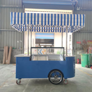 Keranjang makanan sepeda roda tiga bensin truk tiga seluler es krim untuk dijual di Malaysia - Product Image 4