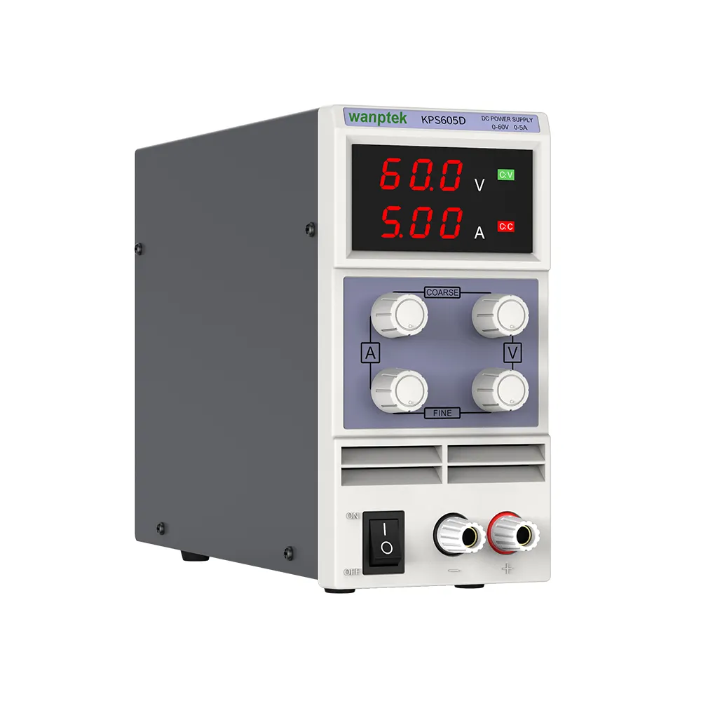 Fonte de energia para laboratório de inspeção de energia móvel KPS605D 60V 5A 300W, fornecimento de energia para manutenção de engenharia de fábrica