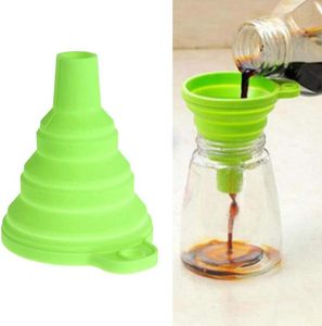 Entonnoirs en silicone propres pour la cuisine, entonnoir de cuisine pliable en silicone de qualité alimentaire pour bouteilles et tasses - Product Image 3