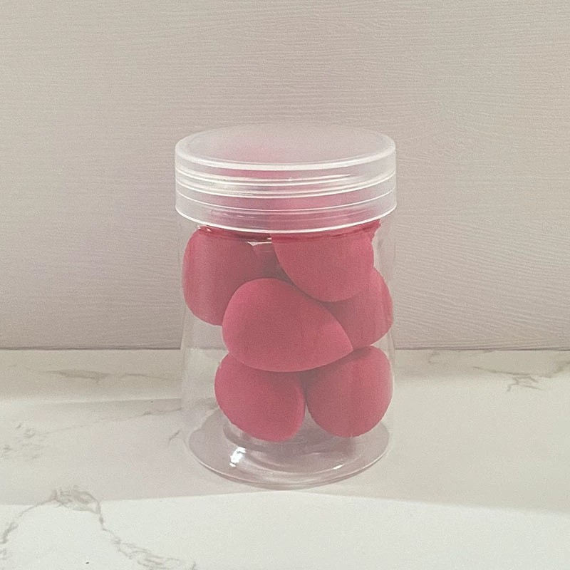 10 mini huevos en barriles [rojo rosado]