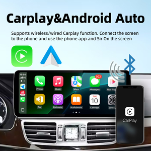 12.8 inch Android Hiển thị màn hình cảm ứng đài phát thanh xe MP5 đa phương tiện Stereo wifi 4 gam GPS Carplay cho Mercedes Benz GLC Class x253 - Product Image 4