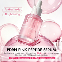 Sérum Peptidique Rose PDRN Marque Blanche 30ml ADN de Saumon Hydratation Peau de Verre Éclat Sérum Visage Raffermissant Hydratant Essence Visage
