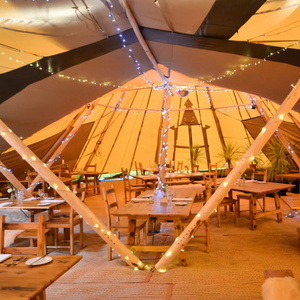 <span class=keywords><strong>Tipi</strong></span> Outdoors Tente <span class=keywords><strong>tipi</strong></span> de camping indienne <span class=keywords><strong>en</strong></span> toile Oxford imperméable pour fête mariage - Product Image 4