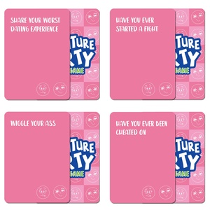 50 Pezzi di Carte da Gioco in Cartoncino Rosa Impermeabili per Adulti, per Migliorare l'Atmosfera e Aumentare l'Affetto - Product Image 5