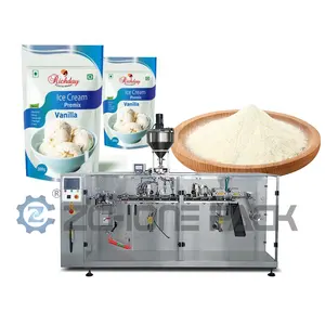 Pre-made Bag Hot Spice Milk Flour Nozzle Zipper Pouch Bag Filling and Packaging Machine