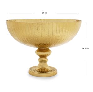 Cuenco de frutas reales de estilo tradicional, cuenco de Metal para servir frutas de diseñador con acabado antiguo - Product Image 6