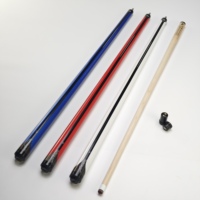 Queue de billard de haute qualité PREOAIDR 3142 en bois d'érable et acier inoxydable, joint central durable, 13 mm, 1/2, billard, snooker, nine-ball, 2 pièces