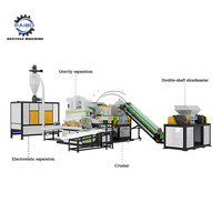 Petite usine de recyclage de fil de cuivre, machine de granulation de câbles abordable