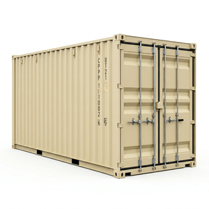 Conteneur maritime sec de 20 pieds en acier et aluminium, utilisé pour l'exportation mondiale - Product Image 1