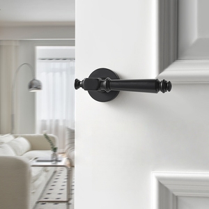 Cerradura de Puerta Silenciosa de Latón Sólido Dorado, Manija Doble para Puerta, Cerradura de Privacidad y Pasillo y Cerradura Ficticia para Puerta de Madera de Dormitorio - Product Image 6
