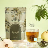 Sachet d'emballage de thé imprimé sur mesure, refermable avec fermeture éclair, qualité alimentaire, pochette verticale anti-odeur, barrière anti-humidité, sac en Mylar VMPET